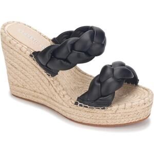 KENNETH  COLE OLIVIA BRAIDED WEDGE ESPADRILLE SANDAL SZ 6​